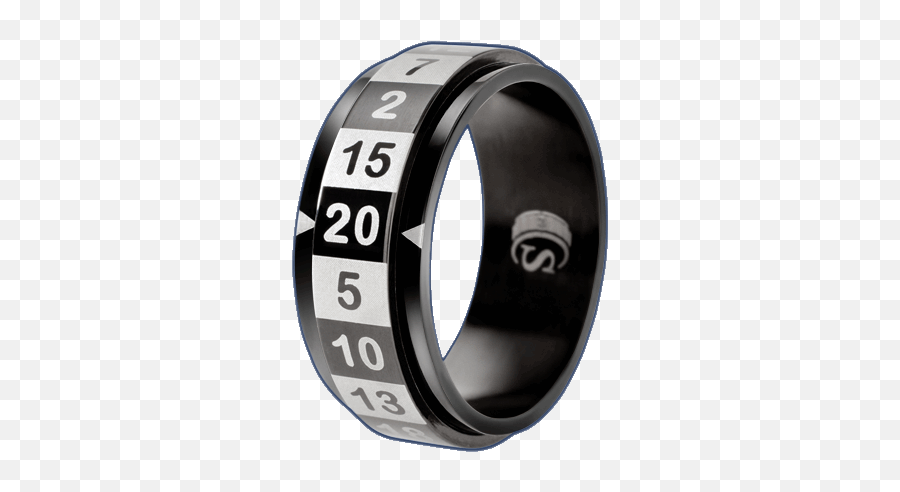 Critsuccess D100 Dice Ring With 100 - Ring Dice Emoji,Flashing Led Light Up Toys, Emoji Rings