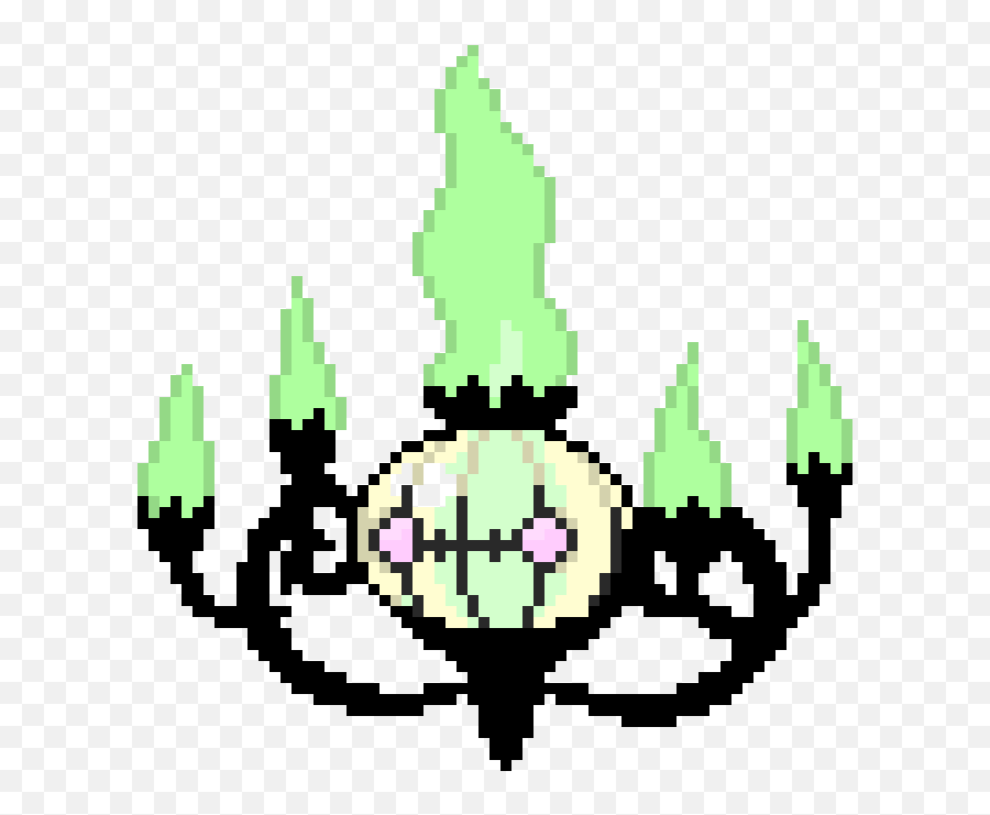 Chandelure Sprite Png Clipart - Full Size Clipart 5456654 Chandelure Pixel Art Emoji,Pokemon Emotion Sprites