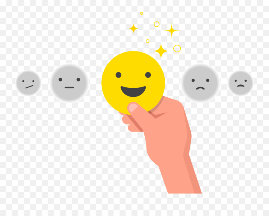 Feedback Illustration - Customer Satisfaction Happy Face Emoji,Frida Marina Emoticon