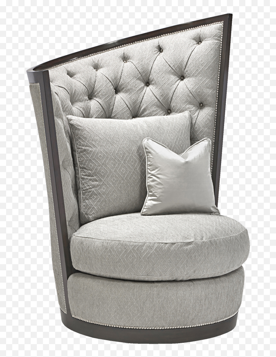 Marge Carson - Marge Carson Calypso Chair Emoji,Reflections Furniture Emotion Ebony