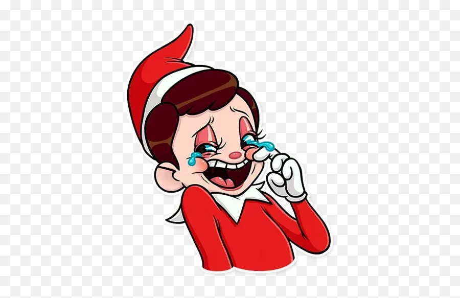 Elf On The Shalf Whatsapp Stickers - Stickers Cloud Fictional Character Emoji,Elf Wink Emoticon