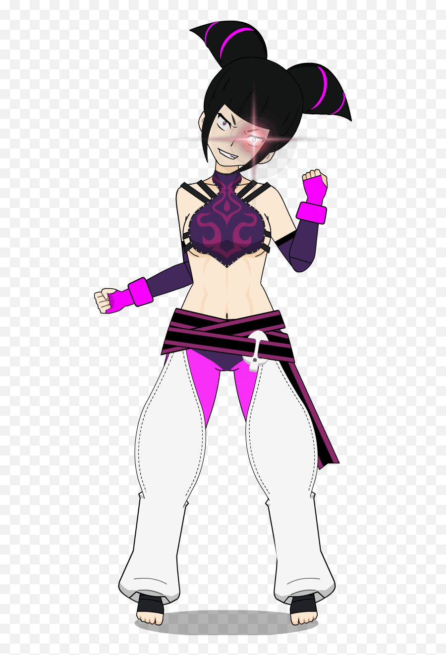 Juri Han Street Fighter Sponsorship Request Spnati - Midriff Emoji,Kisekae How To Change Emotions