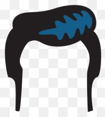 Elvis Hair Clipart - Elvis Hair Clipart Emoji,Emojis With Greaser Hair