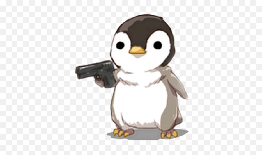 Guns Cute Penguin Pets U0026 Sticker By Haleigh Nicole Emoji,Gun Emoji Nicole Ritchie