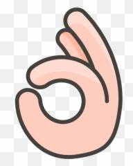 Ok Hand Emoji Png Transparent Emoji - Freepngdesigncom,Emoji Hand Images