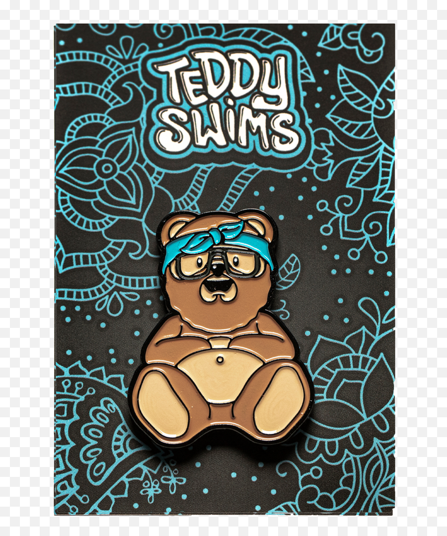 Accessories - Teddy Swims Emoji,Cute Bear Face Emoticon