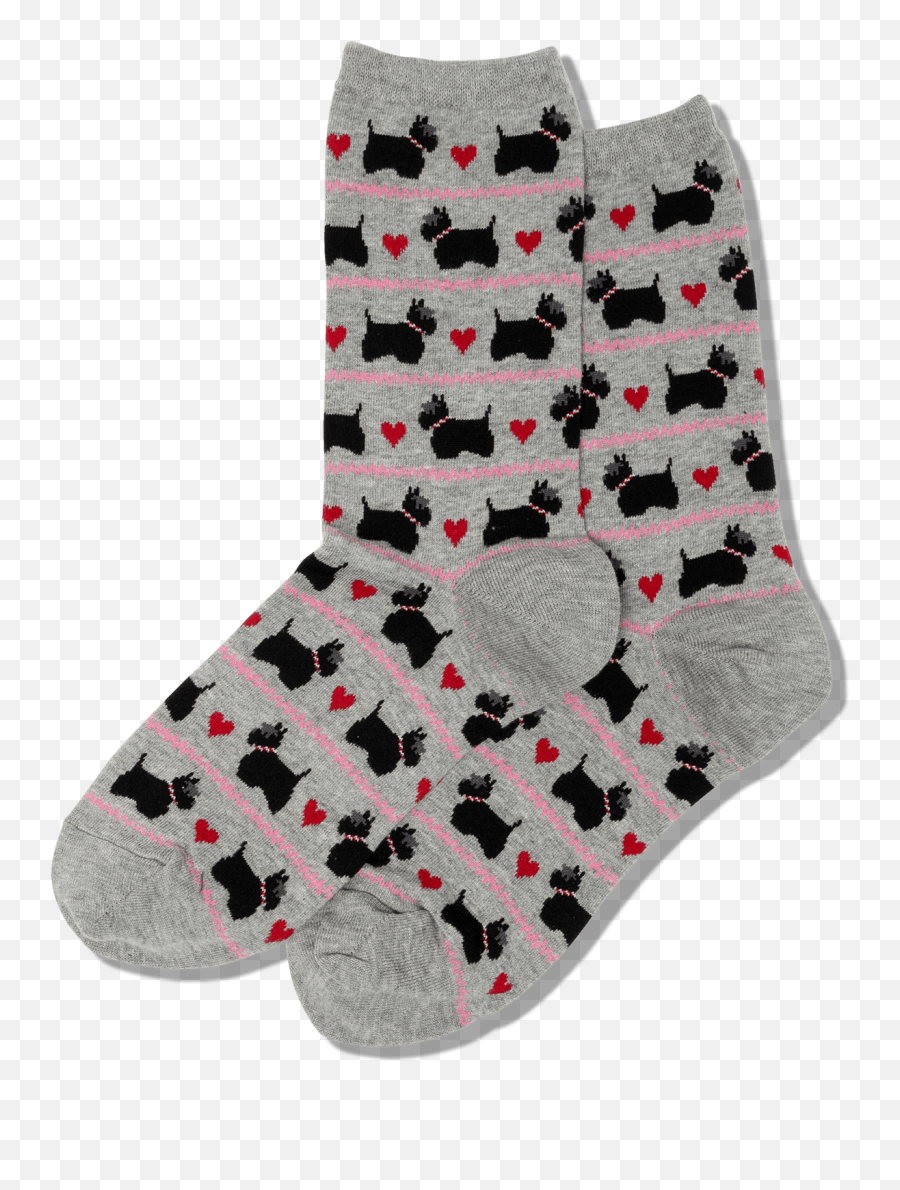 Womens Scottie Dogs And Hearts Socks U2013 Hotsox Emoji,Leopard Print Emoji