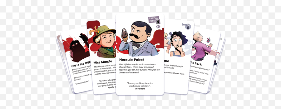 Agatha Christie Death On The Cards Card Game - Sharing Emoji,Deck Of Cards Emoji