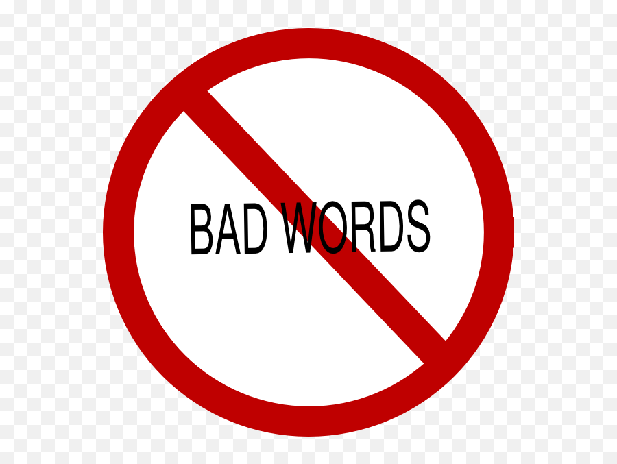 No Swearing - No Saying Bad Words Emoji,Swearing Emoji
