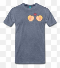 Eat Gay Love Tagged Just Peachy - Our Back Pockets Short Sleeve Emoji,Peach Emoji T Shirt