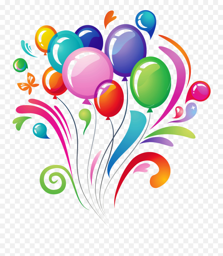 Free Party Balloons Png Download Free Clip Art Free Clip - Birthday Balloons Png Emoji,Emoji Party Balloons