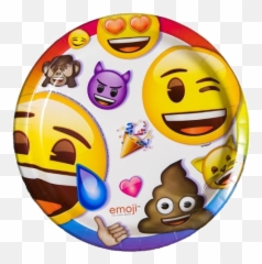 Party - Happy Emoji,Party City Emoji Decorations