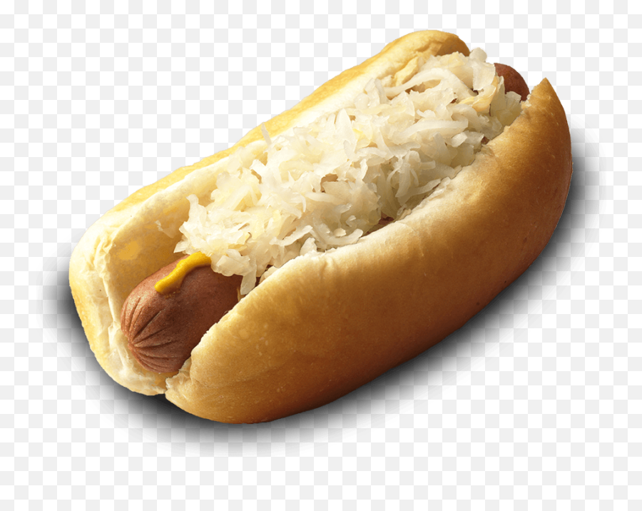 Hotdog Clipart Bratwurst Hotdog Bratwurst Transparent Free - Hot Dog With Sauerkraut And Mustard Emoji,Hotdog Emoji