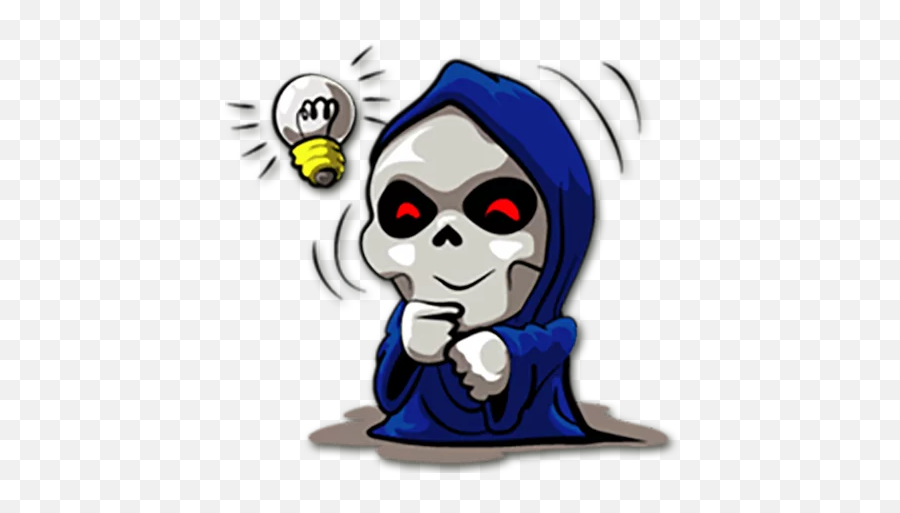 Telegram Sticker 21 From Collection Grim Reaper - Fictional Character Emoji,Grim Reaper Emoji