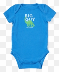 Kidsu0027 Baby Big Guy Crusher Bodysuit Life Is Good Official - Solid Emoji,Emoji Clothes For Toddlers