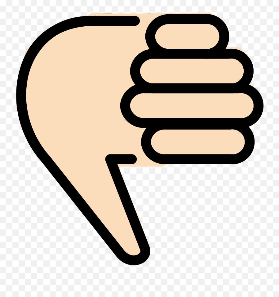 Thumbs Down Emoji Clipart - Simbolo Dedo Abajo Emoji,Thumbs Down Emoji Transparent