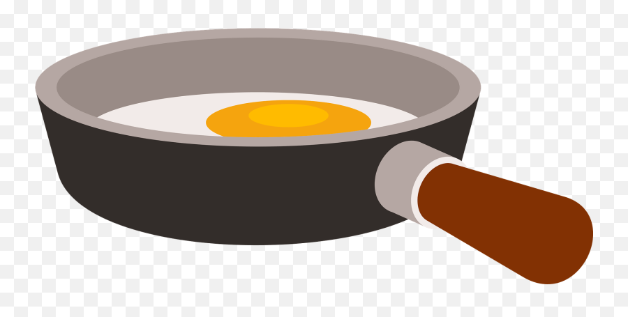 Egg In A Pan Clipart - Egg In The Pan Clipart Emoji,Frying Pan Emoji