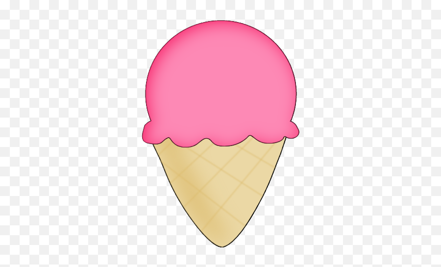 Ice Cream Cone Clipart Of Ice - Girly Emoji,Ice Cream Cone Emoji