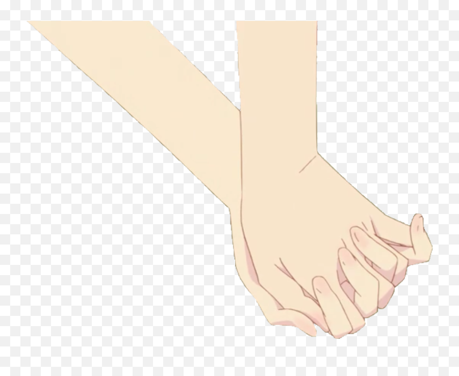 Hand Hands Anime Aesthetic Sticker - Aesthetic Anime Hands Png Emoji,Gay Hand Emoji