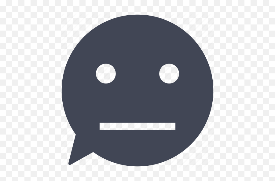 Emotionless Face Neutral Icon - Download On Iconfinder Happy Emoji,Emotionless Emoticon
