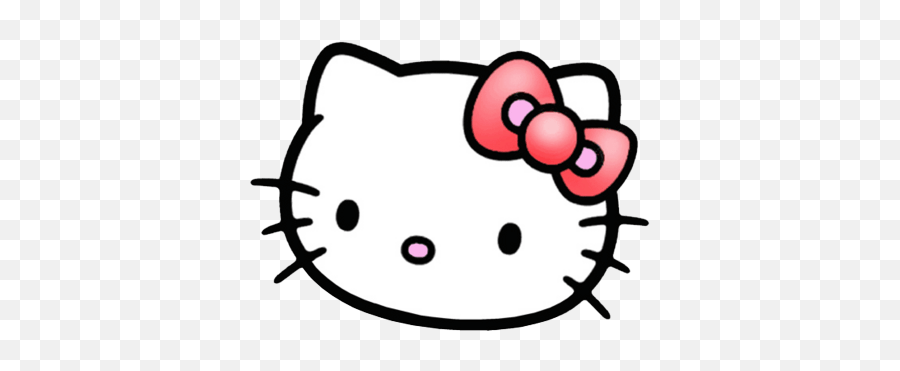 Hello Kitty Face Transparent Png - Hello Kitty Png Emoji,Hello Kitty Emoji Outfit