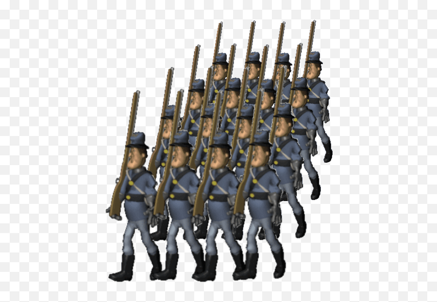 Peoples Army Stickers For Android Ios - Animated Army March Gif Emoji,Soldier Emoticons