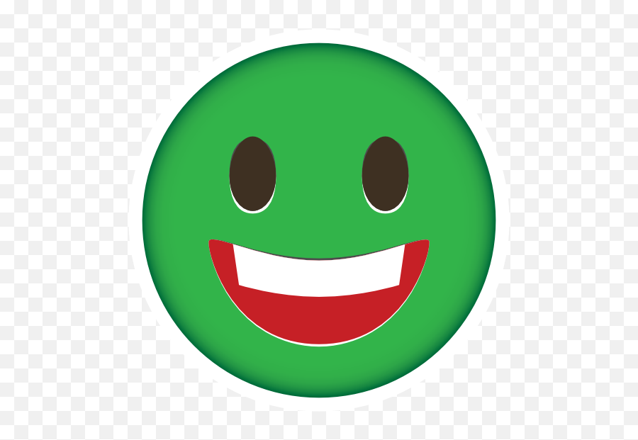 Very Happy Phone Emoji Sticker - Wide Grin,Laughing Hard Emoticon