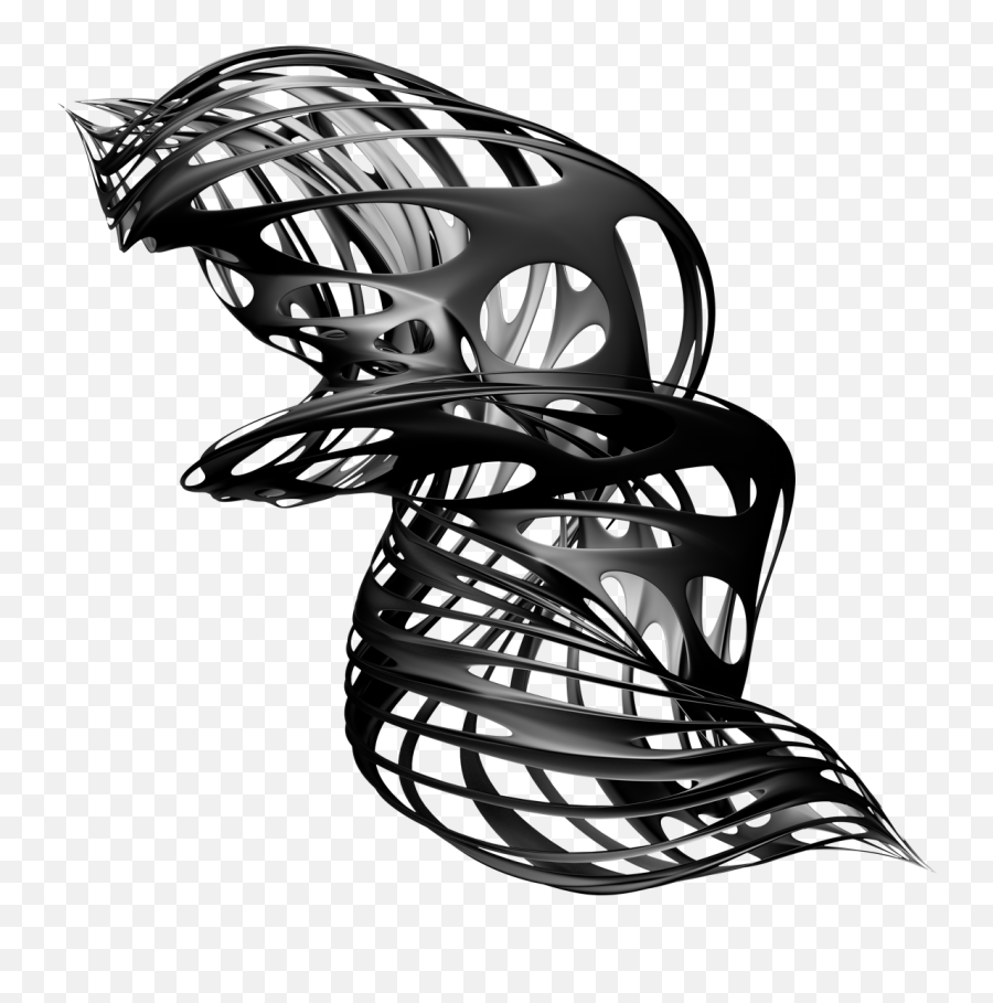 Skew 105 Warped 3d Shapes Stock Art 3d Shapes Art - Dot Emoji,Black And White Colors Bring Out What Emotions