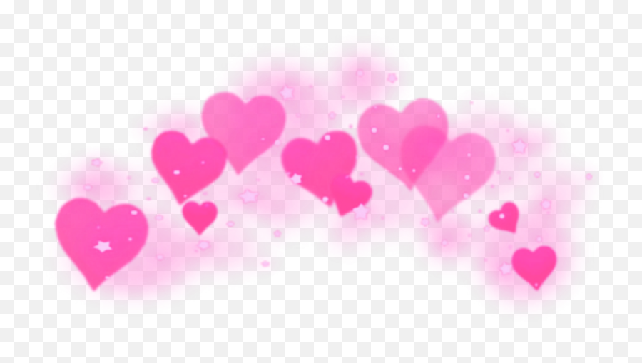 Broken Heart Emoji - Aesthetic Transparent Heart Crown Png,Heart Emoji Snapchat