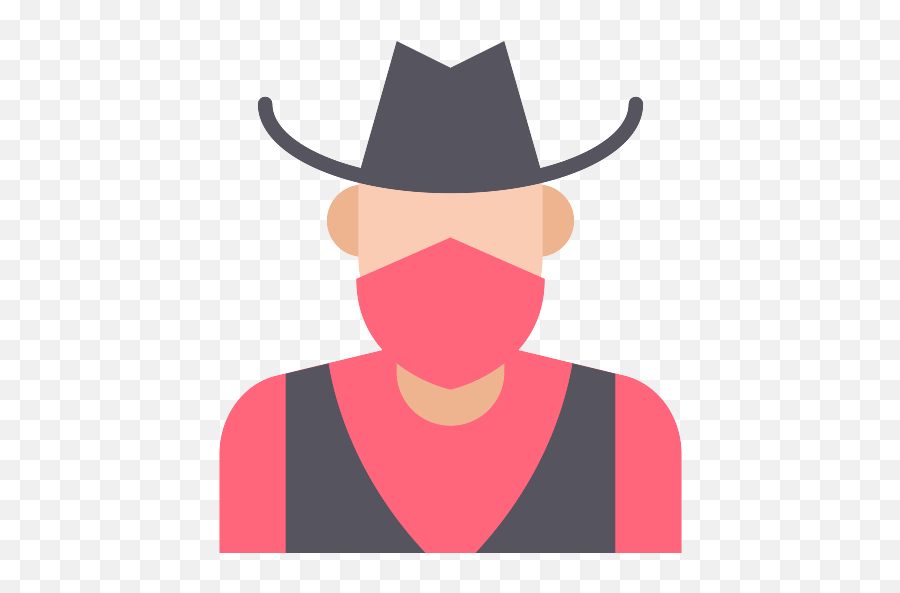 Bandit Vector Svg Icon - Costume Hat Emoji,Cowboy Bandit Emoticon