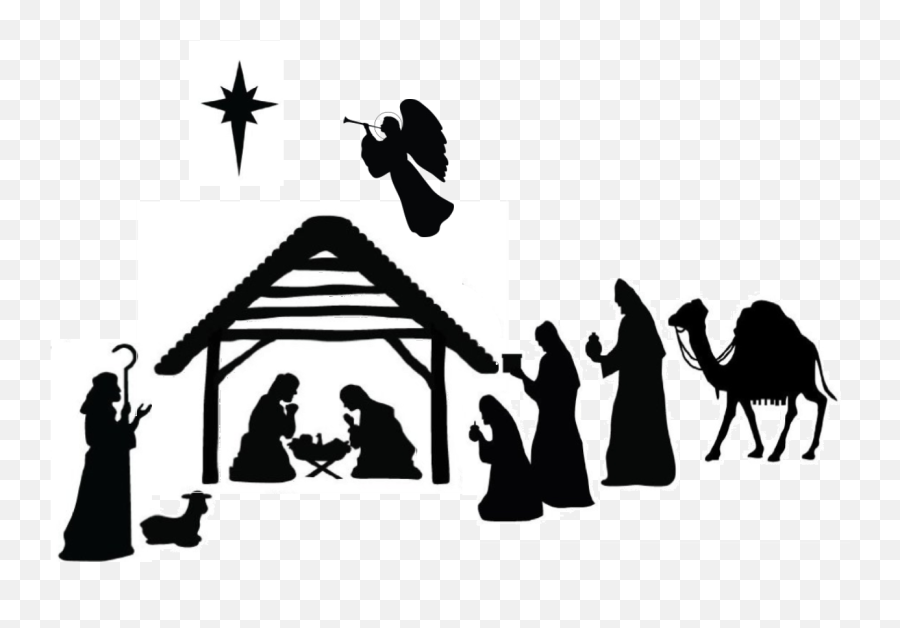 Free Nativity Transparent Background - Christmas Nativity On The Wall Emoji,Nativity Scene Emoticons