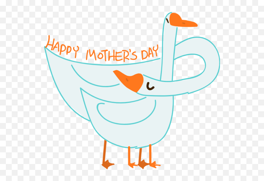 Free Online Goose Mother Mothers Day - Language Emoji,Mother's Day Emoticons