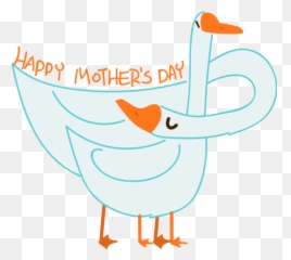 Free Online Goose Mother Mothers Day - Language Emoji,Mother's Day Emoticons