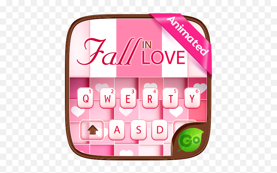 Fall In Love Go Keyboard Animated Theme U2013 Apps I Google Play - Girly Emoji,Hent Sjove Emojis Gratis