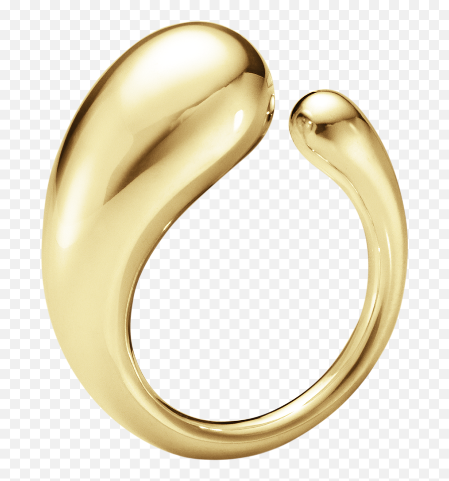 Mercy Ring Large I Georg Jensen - Georg Jensen Gold Ring Emoji,Japanese Fingers Represent Emotions