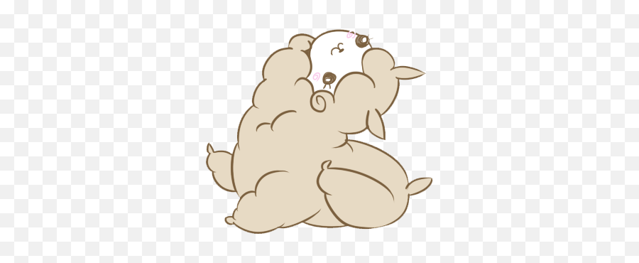 Imagenes Chidas Sin Fondo - Kawaii Cute Alpaca Drawing Emoji,Emoticon Chismoso