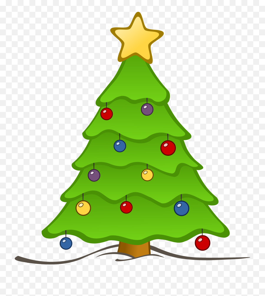 Christmas Tree Clipart - Transparent Background Christmas Tree Clipart Emoji,Christmas Tree Emoji