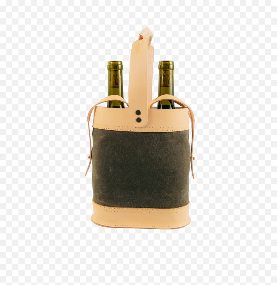 Leather Napa Double Wine Tote U2013 Rustico - Cylinder Emoji,Bottle Shake Emoji