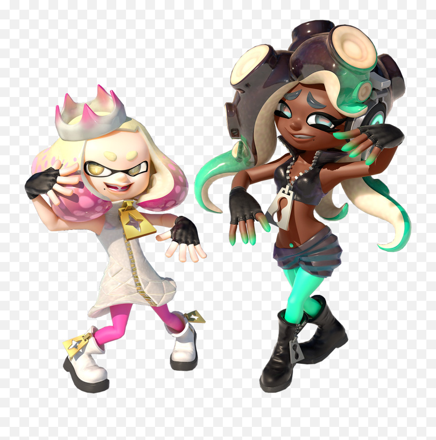 Pearl U0026 Marina Progress - Come Critique Their Poses Spnati Pearl And Marina Splatoon 2 Emoji,Emotion Pearls