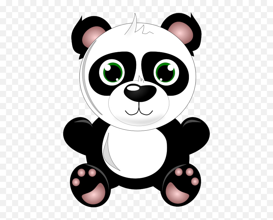 Panda Clipart Cartoonish Panda Cartoonish Transparent Free - Panda Teddy Bear Clipart Emoji,Panda Bear Emoji