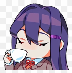 Team Salvatou201d Stickers Set For Telegram - Doki Doki Literature Club Stickers Emoji,Anime Facepalm Emoji