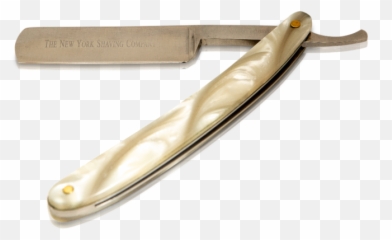 Pearl Straight Razor U2014 The New York Shaving Company - Solid Emoji,Animated Emoticon Shaving Lather
