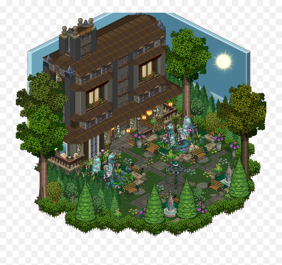 Mansion Habbo Minecraft Plan House - Habbo Hotel House Emoji,Habbo Stars Emoticon Symbols