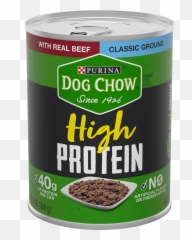 12 Pack Dog Chow High Protein Beef Classic Ground Adult Wet - Dog Chow High Protein Emoji,Hillaryu Clinton Emoticon Steam