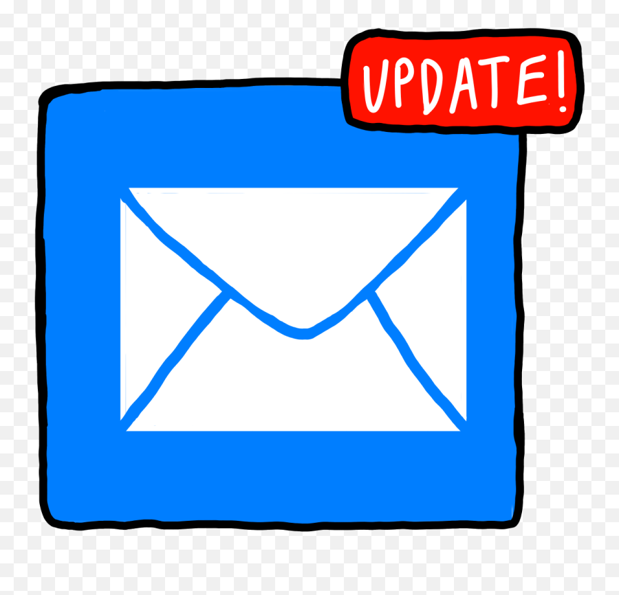 Blue Mail Icon Png Clipart - Black Square Gmail Logo Emoji,Where Are Emojis For Outlook 2013