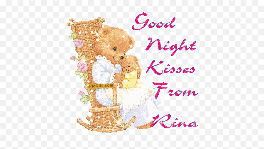 Animaatjes Rina 2134513 - Name Gif Good Night Rina Art Emoji,Good Night Kiss Emoticon