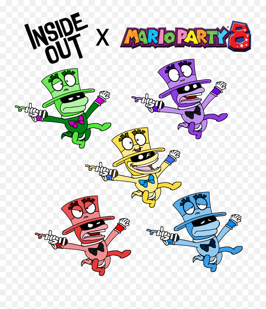 An Inside Out X Mario Party 8 Crossover Featuring Mc Emoji,Guess The Emotions Game