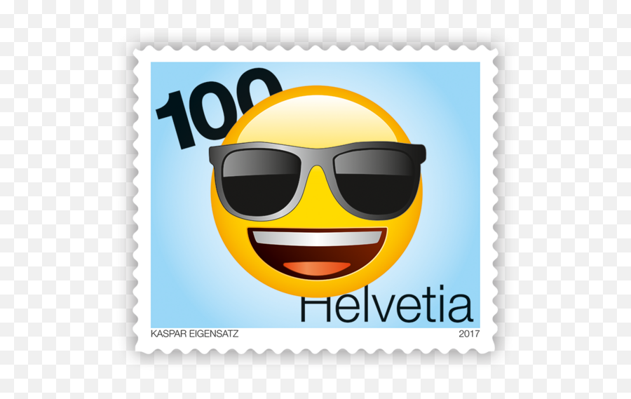 O Filatelista Emoji Em Selos Da Suíça - Happy,\o/ Emoticon