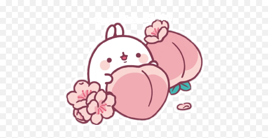 Molang And Cute Stickers D By Moon Moon - Sticker Maker For Emoji,Molang Emojis