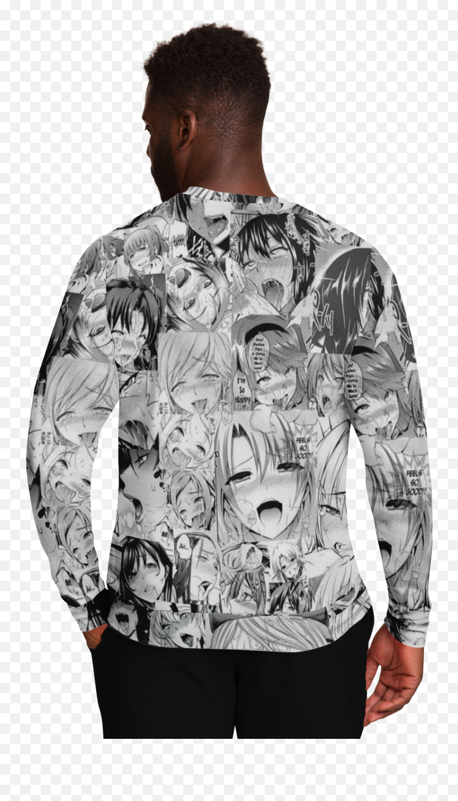 Rias Hentai Aop Sweatshirt U2013 Ecchi Hunters Emoji,Fleece By The Yard With Emoji